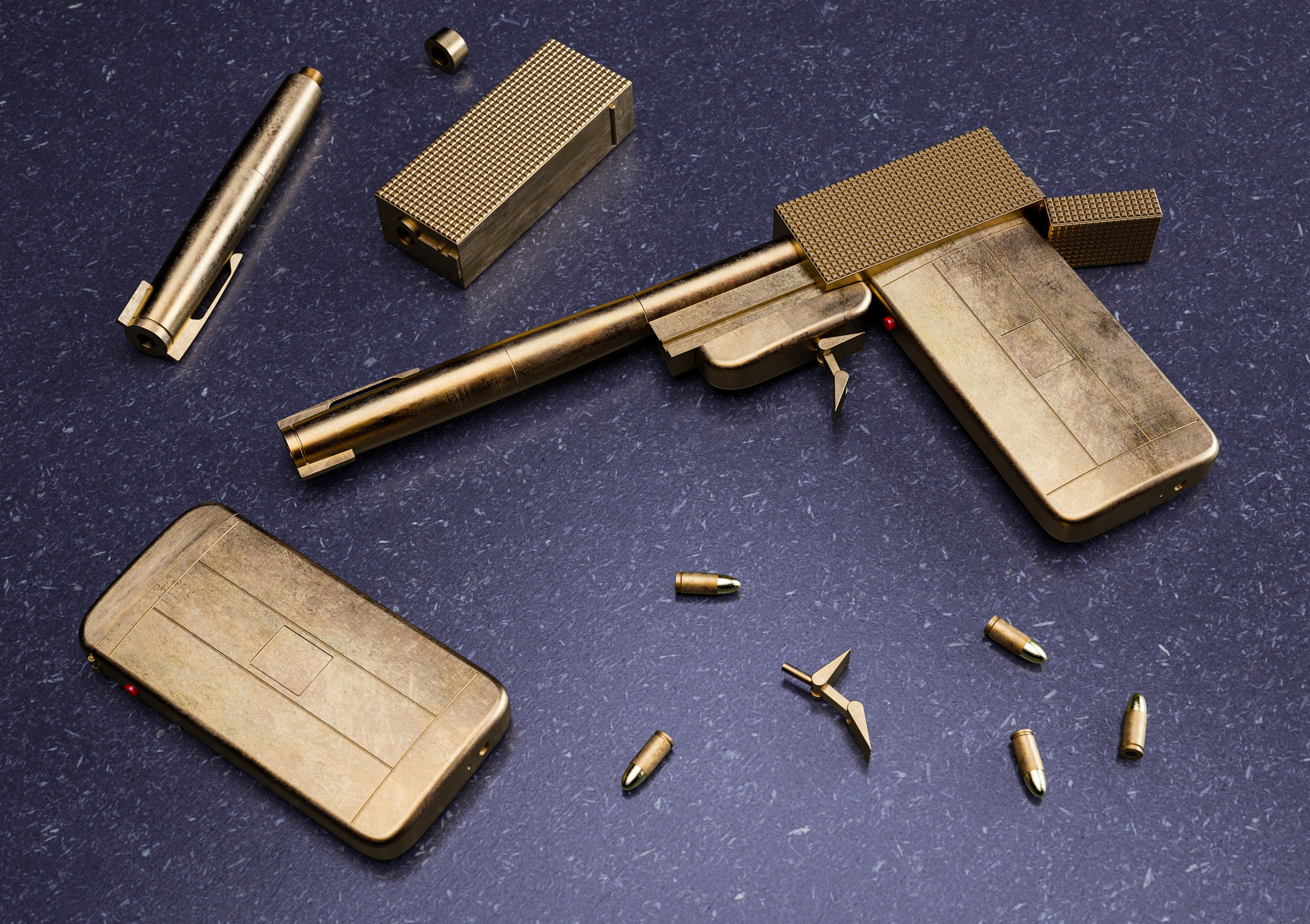 007 golden gun found in The Man with the golden gun.