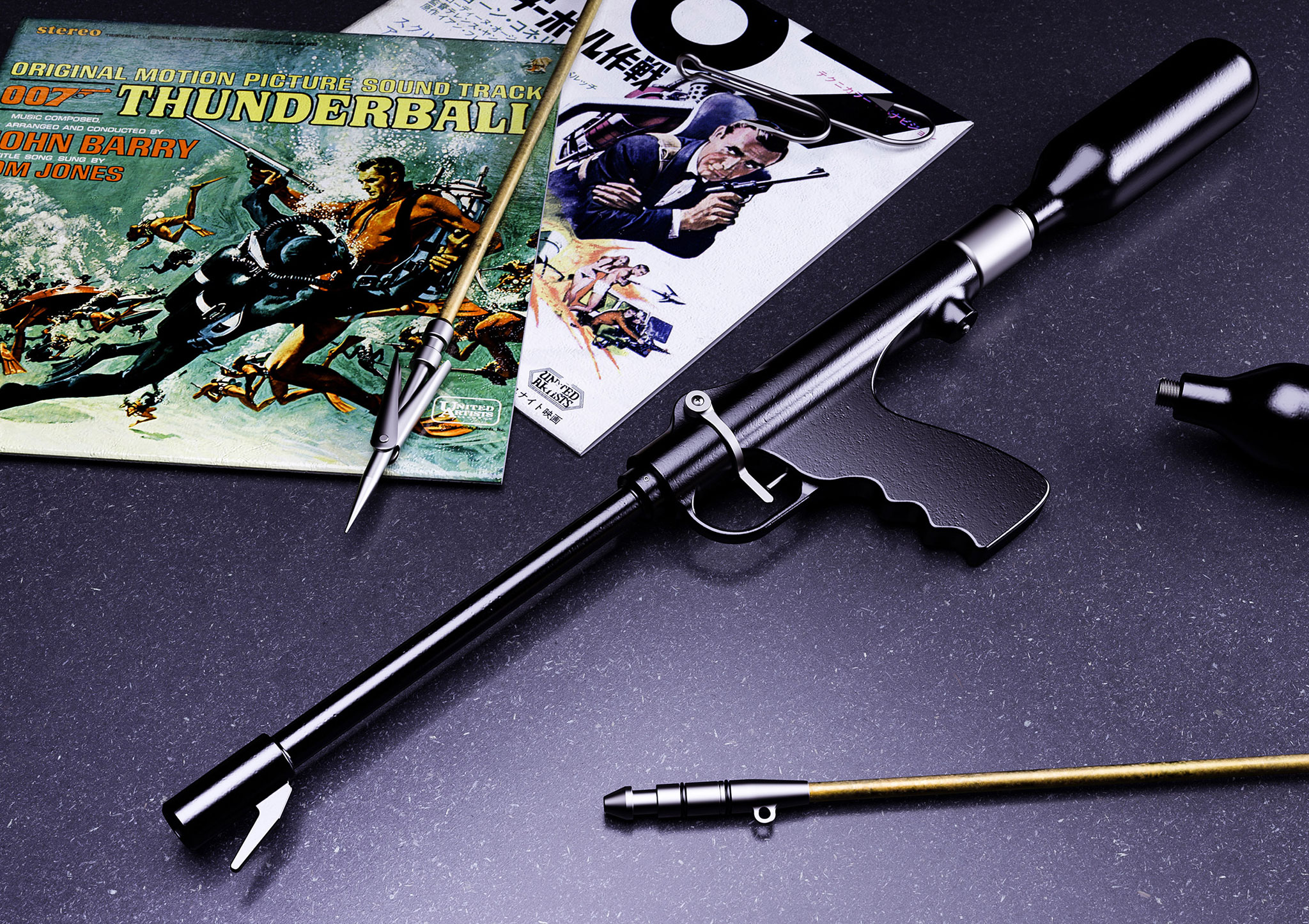 007 speargun found in Thunderball.