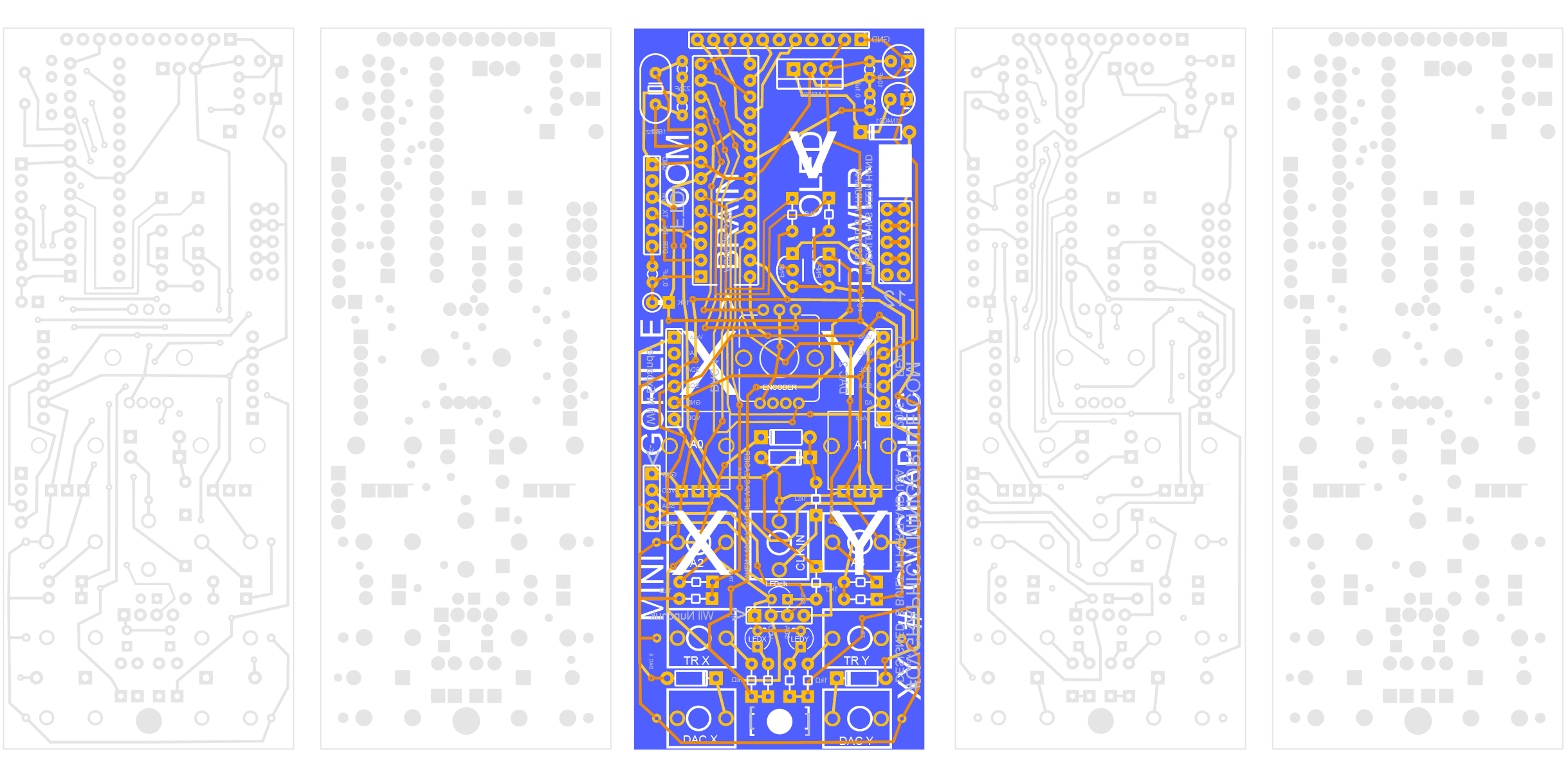 PCB design of the cv graphic